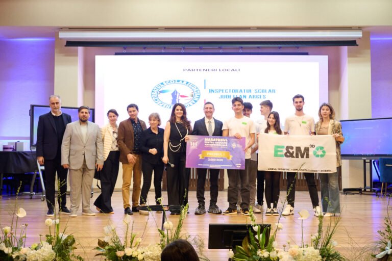 Premiul I al Maratonului pentru Educație Antreprenorială a fost câștigat de echipa Liceului Teoretic „Ion Cantacuzino” din Pitești, cu un proiect cu puternică miză educațională, tehnologică și sustenabil