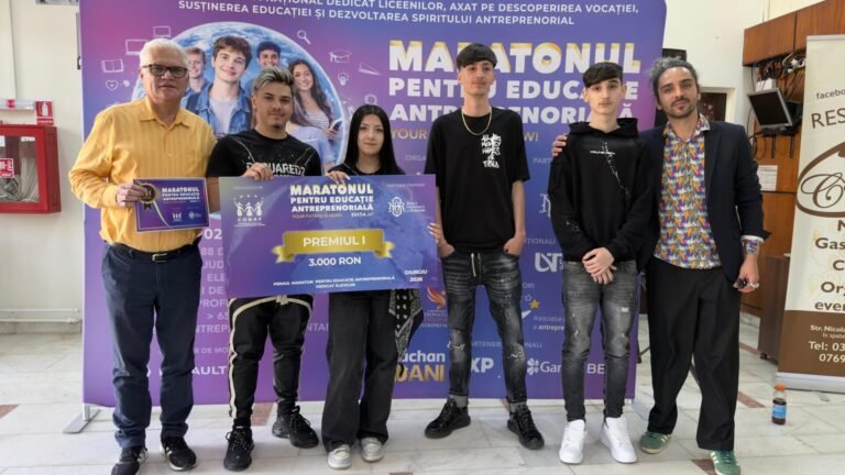 MS Enduro Road, echipa Liceului Tehnologic „Ion Barbu”, va reprezenta Giurgiu în finala națională a Maratonului pentru Educație Antreprenorială
