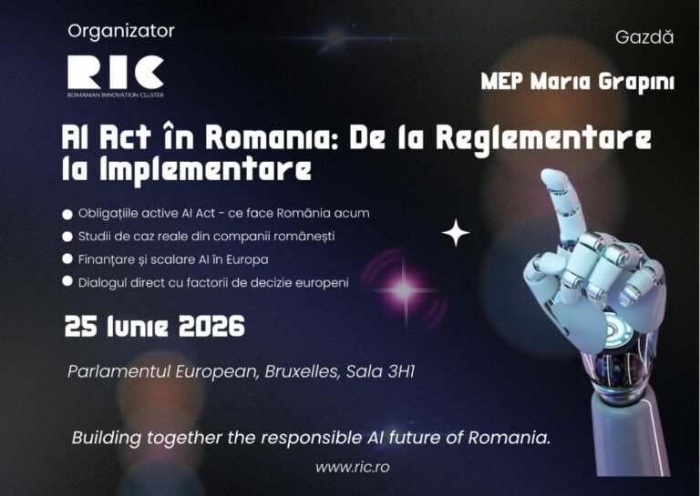 Implementarea AI Act, între reglementare și competitivitate: România deschide dialogul european